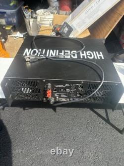 Amplificateur de puissance professionnel Pro PVX-9000 allumé, tests limités super