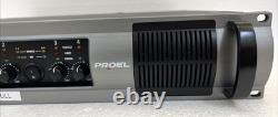 Amplificateur de puissance professionnel Proel HPD3000 à 4 canaux 3000 watts testé et fonctionnel