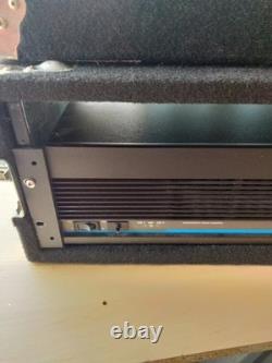 Amplificateur de puissance professionnel QSC 1400 2 canaux avec étui de rack Grundorf