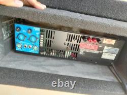 Amplificateur de puissance professionnel QSC 1400 2 canaux avec étui de rack Grundorf