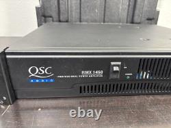 Amplificateur de puissance professionnel QSC Audio RMX 1450 1400W 2 canaux avec étui SKB