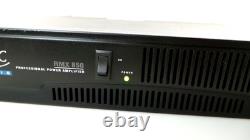 Amplificateur de puissance professionnel QSC Audio RMX 850 à 2 canaux pour montage en rack avec cordon d’alimentation