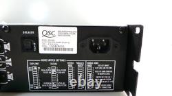 Amplificateur de puissance professionnel QSC Audio RMX 850 à 2 canaux pour montage en rack avec cordon d’alimentation