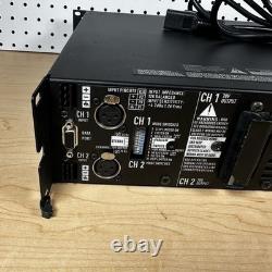 Amplificateur de puissance professionnel QSC CX1202V 1200W 70V monté en rack avec cordon d'alimentation