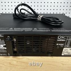 Amplificateur de puissance professionnel QSC CX1202V 1200W 70V monté en rack avec cordon d'alimentation