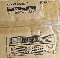 Amplificateur de puissance professionnel QSC GXD 4 1600 W avec DSP et égaliseur 4 bandes, boîte ouverte