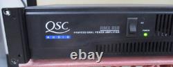 Amplificateur de puissance professionnel QSC RMX 850 2000 avec câble et manuel testé