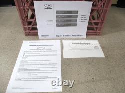 Amplificateur de puissance professionnel QSC RMX 850 2000 avec câble et manuel testé