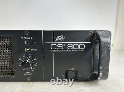 Amplificateur de puissance professionnel Vintage Peavey CS-800 2 canaux 240WPC @ 8? (stéréo)