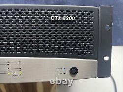 Amplificateur de puissance professionnel à 8 canaux Crown CTS 8200 monté en rack