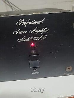 Amplificateur de puissance professionnel à deux canaux BGW 250D monté en rack