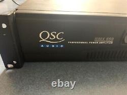 Amplificateur de puissance professionnel à deux canaux montable en rack QSC RMX 850 Pro Audio