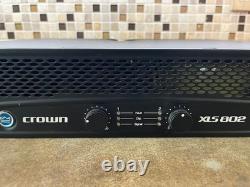 Amplificateur de puissance professionnel à montage en rack CROWN XLS 802 de 1 000 watts