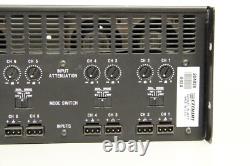 Amplificateur de puissance professionnel à montage en rack Crown CTS 8200 à 8 canaux avec façade rayée