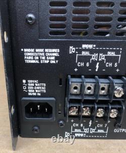 Amplificateur de puissance professionnel à montage en rack Crown CTS 8200 à 8 canaux testé