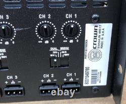 Amplificateur de puissance professionnel à montage en rack Crown CTS 8200 à 8 canaux testé