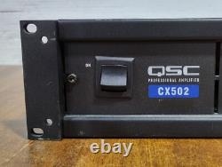 Amplificateur de puissance professionnel à sortie directe à deux canaux modèle CX502 de QSC