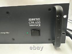 Amplificateur de puissance professionnel commercial BIAMP CPA 650 650 WATT - D'occasion