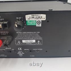 Amplificateur de puissance professionnel commercial Rauland-Borg BIAMP CPA 650 de 650 Watts