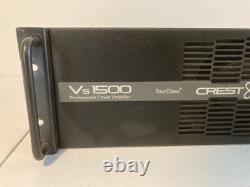 Amplificateur de puissance professionnel portable Crest Audio VS1500 filaire 120V 60Hz