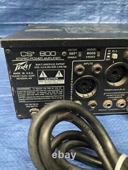 Amplificateur de puissance professionnel stéréo Vintage Peavey CS-800