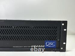 Amplificateur de puissance professionnel stéréo à 2 canaux QSC USA 900 de 900WPC sous 8 ohms