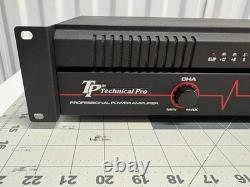 Amplificateur de puissance stéréo 2 canaux Technical Pro TA-1250 de 1250 W, montage en rack
