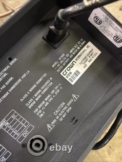 Amplificateur de puissance stéréo Crown CE1000 450 W par canal 2U pour montage en rack audio pro vintage