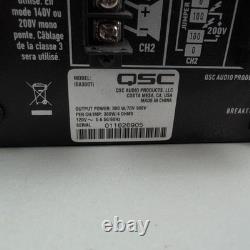 Amplificateur de puissance stéréo QSC ISA300Ti 2 canaux 300 W pour montage en rack audio professionnel noir