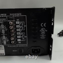 Amplificateur de puissance stéréo QSC ISA300Ti 2 canaux 300 W pour montage en rack audio professionnel noir