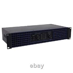 Amplificateur de puissance stéréo Technique Pro AX1200 1200W à montage en rack avec égaliseur, LED