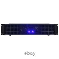 Amplificateur de puissance stéréo Technique Pro AX1200 1200W à montage en rack avec égaliseur, LED
