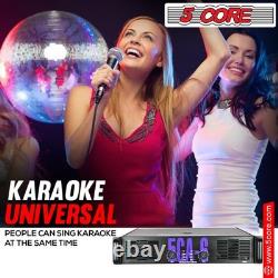 Amplificateur de puissance stéréo pro CA6 5 Core 2x800W 2/4/8 Ohm pour DJ et scène