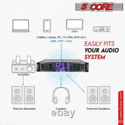 Amplificateur de puissance stéréo pro CA6 5 Core 2x800W 2/4/8 Ohm pour DJ et scène