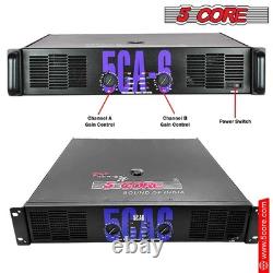 Amplificateur de puissance stéréo pro CA6 5 Core 2x800W 2/4/8 Ohm pour DJ et scène