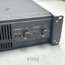Amplificateur de puissance stéréo professionnel 2 canaux QSC RMX 1450 pour montage en rack, 450 W par canal, testé