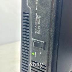Amplificateur de puissance stéréo professionnel 2 canaux QSC RMX 1450 pour montage en rack, 450 W par canal, testé