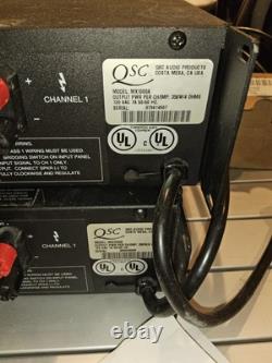 Amplificateur de puissance stéréo professionnel 2 canaux Qsc MX 1000a - Excellent état d'occasion
