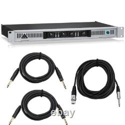 Amplificateur de puissance stéréo professionnel Behringer Europower EPQ304 avec accélération