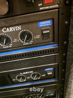 Amplificateur de puissance stéréo professionnel Carvin DCM 2000 2 canaux 2000W