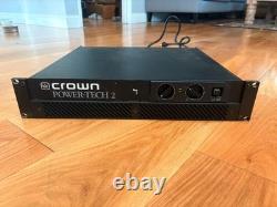 Amplificateur de puissance stéréo professionnel Crown Audio Power Tech 2 montable en rack 2 canaux