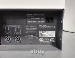 Amplificateur de puissance stéréo professionnel Crown CE 1000 à 2 canaux de 275 W par canal sous 8 O