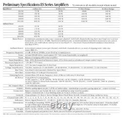 Amplificateur de puissance stéréo professionnel JBL UREI ES300 2 canaux 300 watts