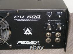 Amplificateur de puissance stéréo professionnel Peavey 250w x 2 PV500 montable en rack testé expédition gratuite