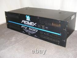 Amplificateur de puissance stéréo professionnel Peavey 250w x 2 PV500 montable en rack testé expédition gratuite