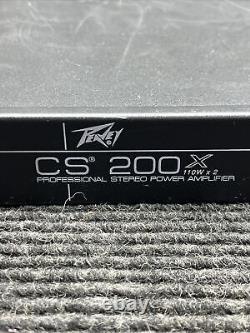Amplificateur de puissance stéréo professionnel Peavey CS 200X d'occasion
