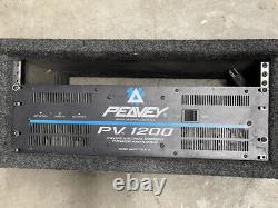 Amplificateur de puissance stéréo professionnel Peavey PV 1200 de 600W x 2 avec étui