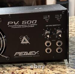 Amplificateur de puissance stéréo professionnel Peavey PV-500 250 W, 2 canaux TESTÉ