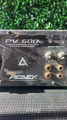 Amplificateur de puissance stéréo professionnel Peavey PV 500 vintage 250 W X 2 canaux