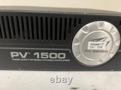 Amplificateur de puissance stéréo professionnel Vintage Peavey PV-1500 testé et fonctionnel